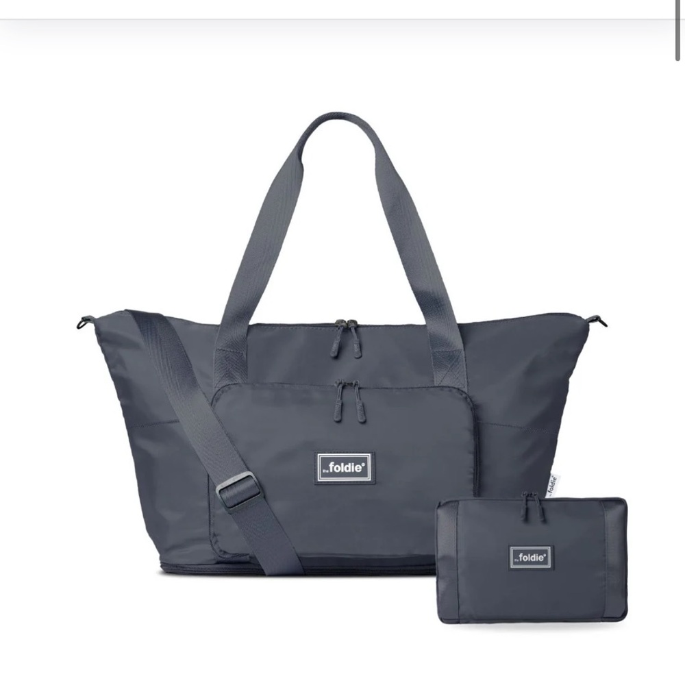NWT The Foldie Travel Bag -Grey - never removed from packaging